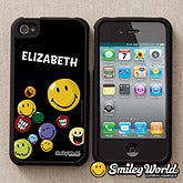 Personalized Smile Face iPhone 4 Cell Phone Case - 12783