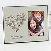 Personalized Picture Frames - Her Heart of Love - 12876