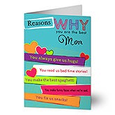 Personalized Greeting Cards - Reasons Why You're The Best - 12880