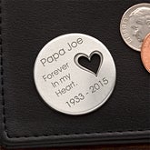 Personalized Memorial Pocket Token - Lost Love - 12901