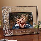 Personalized Glass Picture Frames - Sweet Sentiments - 12909