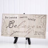Personalized Canvas Art - Believe In Yourself - 12944