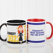 Personalized Graduation Coffee Mugs - Graduation Characters - 12954