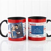 Personalized School Spirit Photo Graduation Coffee Mugs - 12958