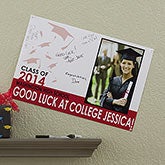 Personalized Graduation Photo Signature Poster - Graduation Excitement - 12970