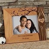 Personalized Romantic Picture Frames - Carved In Love - 13026