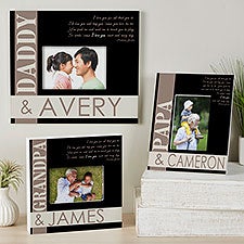 Personalized Father & Son Picture Frames - I Love You Every Day - 13055