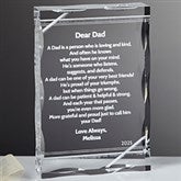 Personalized Poem Keepsake Gifts for Dad - 13060