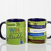 Personalized Coffee Mugs for Men - Reasons You're The Best - 13061