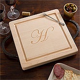 Personalized Square Cutting Boards - Maple - 13072D
