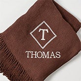 Personalized Throw Blankets - Monogram Elegance - 13084