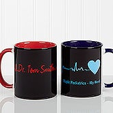 Personalized Doctor Coffee Mugs - Heart of Caring - 13099