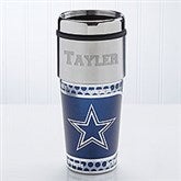 Personalized Dallas Cowboys NFL Football Travel Mug - 13122