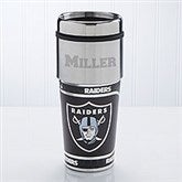 NFL Football Personalized Travel Mugs - Oakland Raiders - 13128