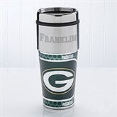 Green Bay Packers Personalized NFL Football Travel Mugs - 13129