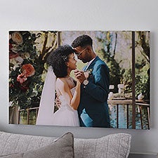 Custom Photo Canvas Print - Wedding Memories - 1316