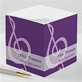 Personalized Sticky Note Cubes for Teachers - 13173