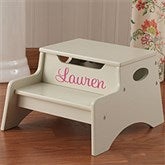 Personalized Kids Step Stool - Step & Store - 13191D