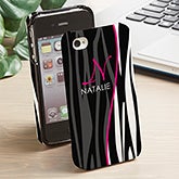 Personalized iPhone 4 Cell Phone Cases - Animal Print - 13200