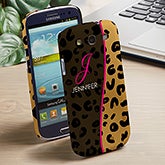 Personalized Samsung Galaxy 3 Cell Phone Case - Animal Print - 13201