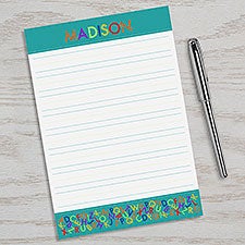 Personalized Kids Notepads - Alphabet Name - 13238
