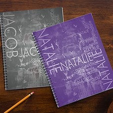 Personalized School Notebooks - Hidden Name - 13245