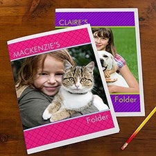 Photo Personalized School Folders - 13247