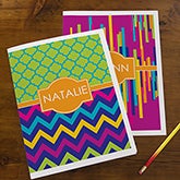 Personalized Kids School Folders - Bright & Cheerful - 13285