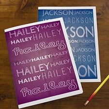 Personalized School Folders for Kids - My Name - 13287