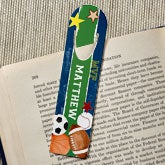 Personalized Sports Bookmarks - Ready, Set, Score - 13292