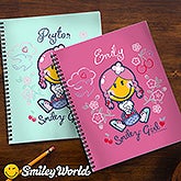 Personalized Kids Notebooks - Smiley Girl - 13311