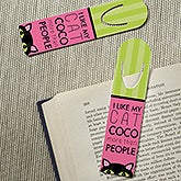 Personalized Bookmarks - Cat Lover - 13345