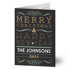 Personalized Christmas Cards - Tis The Season - 13362