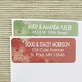 Personalized Holiday Address Labels - Snowflake Greetings - 13405