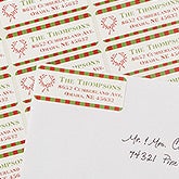 Personalized Christmas Address Labels - Classic Holiday - 13413