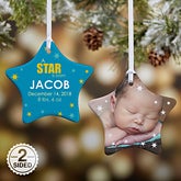 Personalized Baby Christmas Ornaments - A Star Is Born - 13446