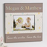 Personalized Picture Frames for Twins - Just For Them - 13449
