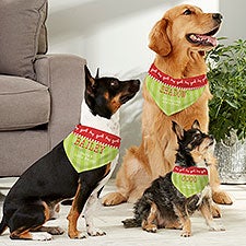 Personalized Dog Christmas Bandanas - Santas Helper - 13462