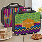 Personalized Girls Lunch Bag - Bright & Cheerful - 13492
