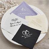 Personalized Wedding & Bridal Shower Napkins - 13504D