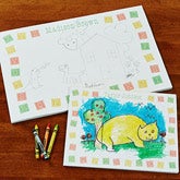 Personalized Kids Drawing Pad - Doodling Is Fun - 13522