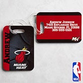 Personalized NBA Basketball Luggage Tag Set - 13535