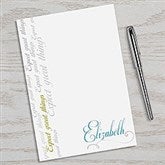 Personalized Notepad - Inspirational Message - 13547