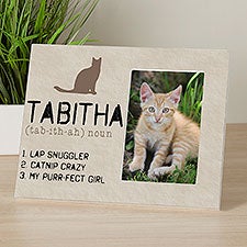 Personalized Cat Picture Frames - Definition Of My Cat - 13596