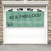 Personalized Party Banner - Party Time Swirls - 13601