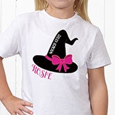 Personalized Halloween Witch's Hat Shirts & Apparel - 13638