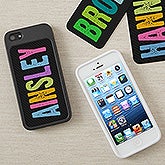 Personalized iPhone 5 Cell Phone Case Insert - Hands Off - 13682