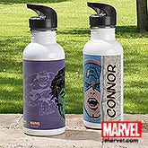 Personalized Marvel Comics Water Bottles - Wolverine, Iron Man, Hulk, Thor - 13701