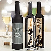 Personalized Wine Accessory Kits - Hampton Wine Bottle - 13756