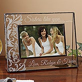 Personalized Glass Picture Frames - Sisters Like You - 13819